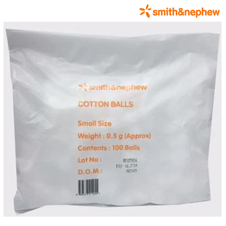 Smith&Nephew Non Sterile Cotton Ball, 2gm, 50pcs/pack